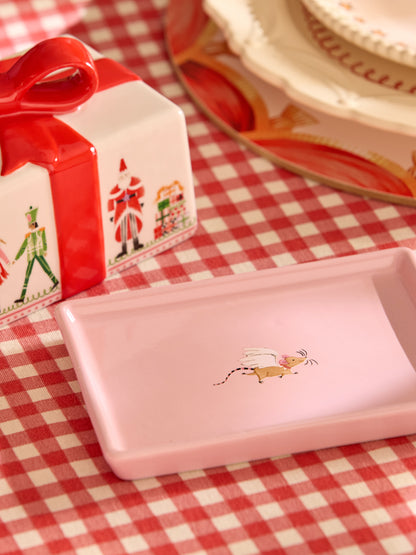 Cath Kidston Nutcracker Butter Dish