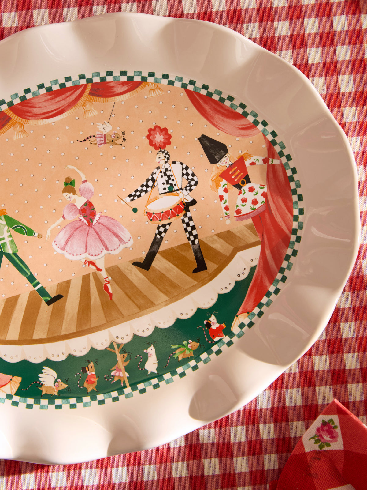 Cath Kidston Nutcracker Oval Platter