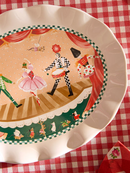Cath Kidston Nutcracker Oval Platter