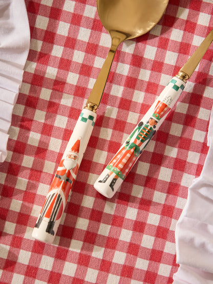 Cath Kidston Nutcracker Set of 2 Serving Utensils