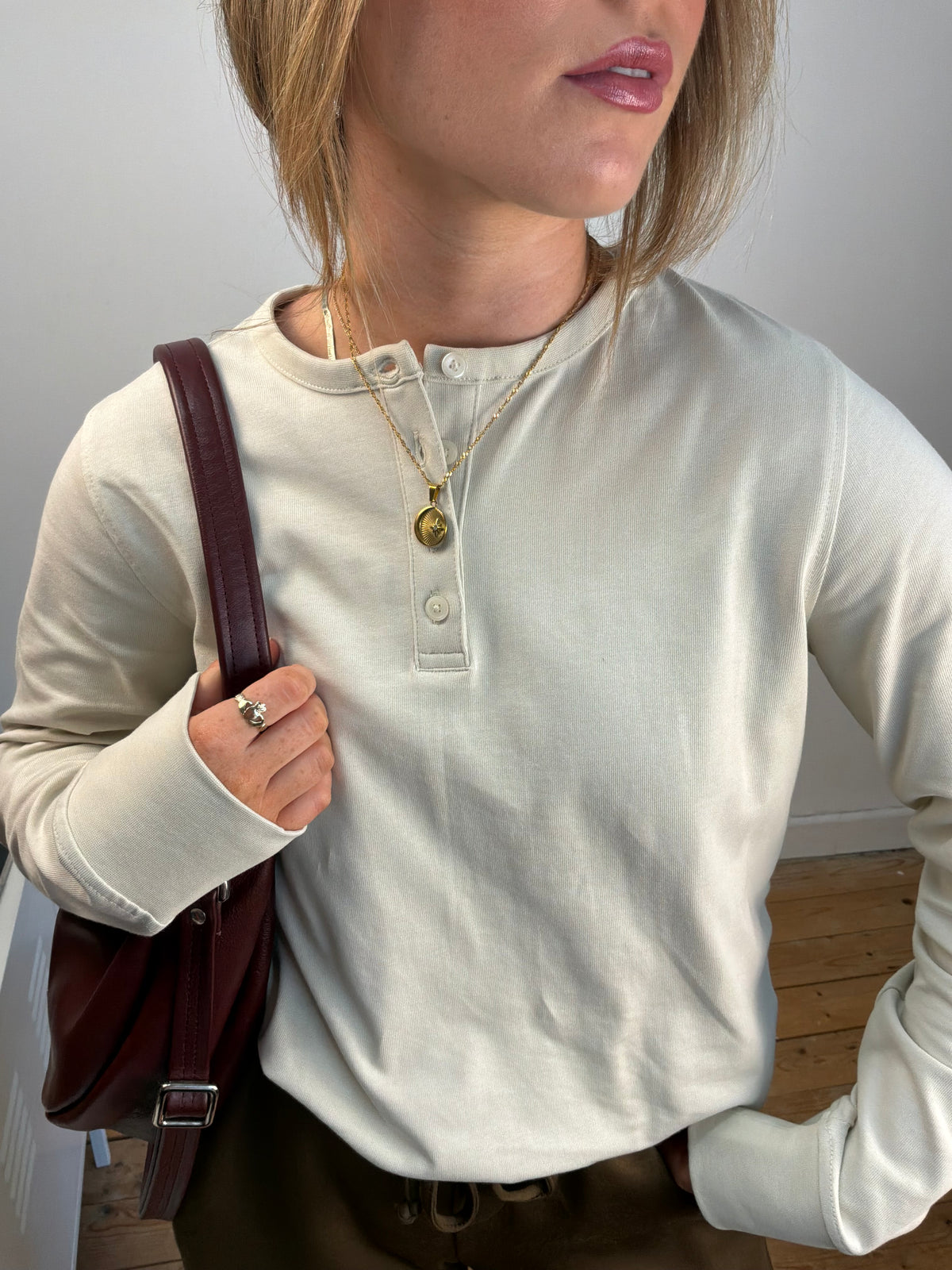 100% Organic cotton Remi top