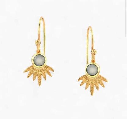 Athena earrings Aquamarine