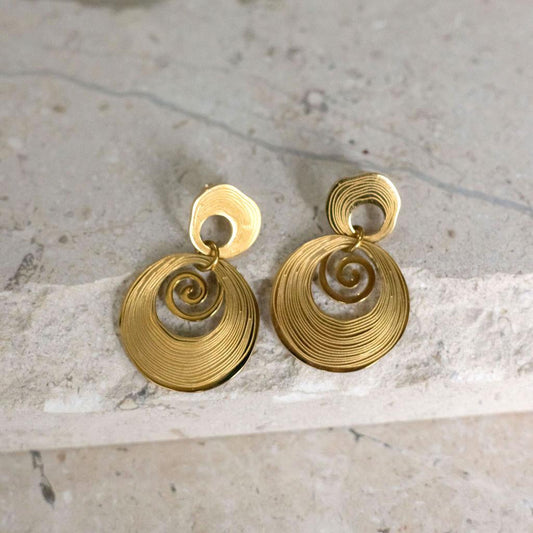 Orla gold earrings