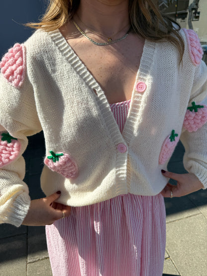 Stripe sun dress pink