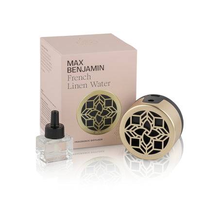 French Linen Water Plug-in Wall Fragrance Diffuser by Max Benjamin