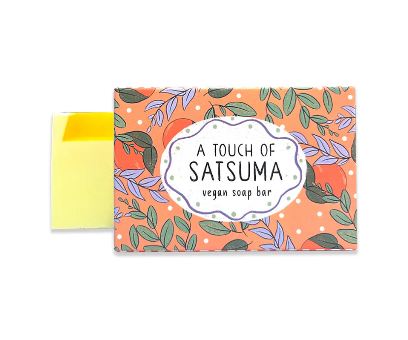 A touch of Satsuma vegan soap bar