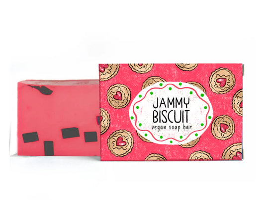 Jammy Biscuit vegan soap bar