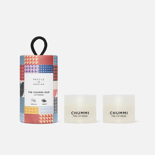 Chummi Duo Chummi Lip mask Berry & Vanilla by Pestle & Mortar SAVE £12