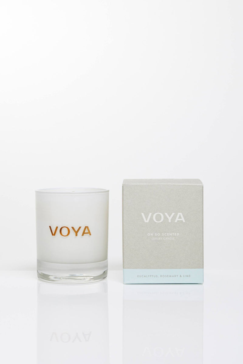 Eucalyptus, Rosemary & Lime | Luxury Scented Candle by Voya