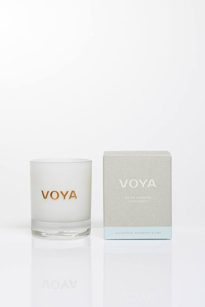 Eucalyptus, Rosemary & Lime | Luxury Scented Candle by Voya
