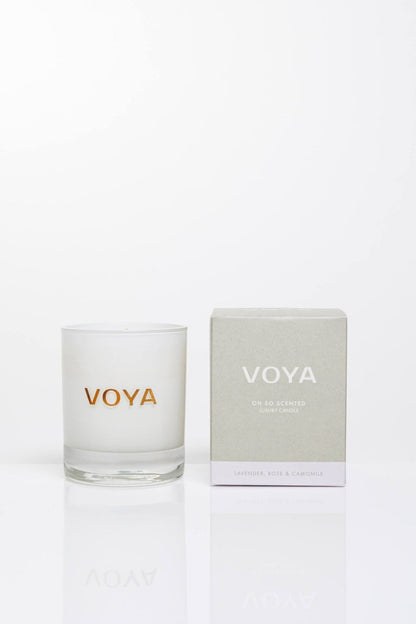 Lavender, Rose and Camomile | Luxury Scented Candle by Voya