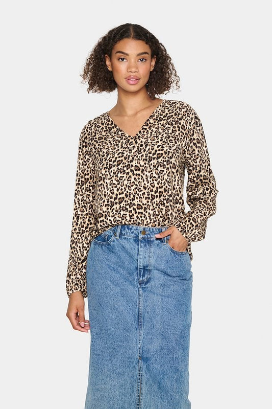 Riona Cheetah Blouse