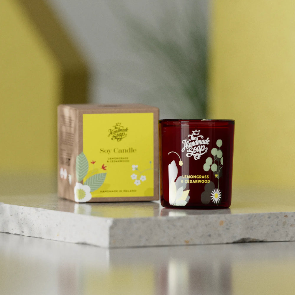 Scented Soy Candle - Lemongrass & Cedarwood | 210g
