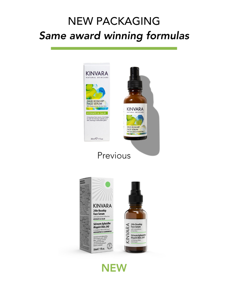 Kinvara 24Hr Rosehip Face Serum 30ml