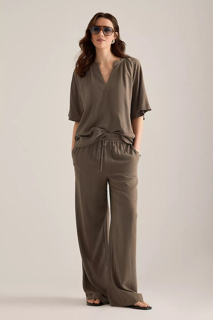 Stella choc chip linen pants