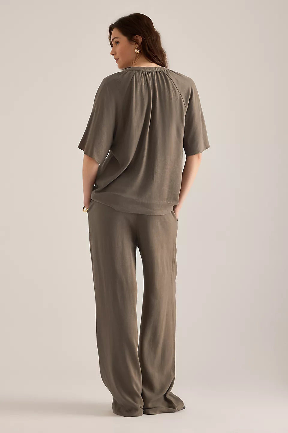Stella choc chip linen pants