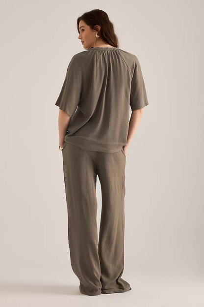 Stella choc chip linen pants