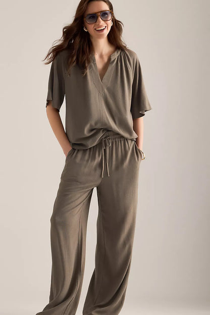 Stella choc chip linen pants