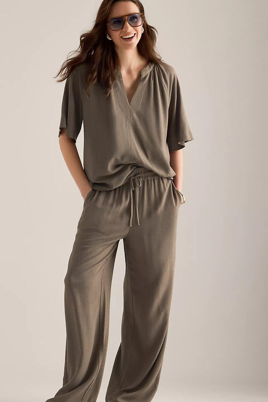 Stella choc chip linen pants