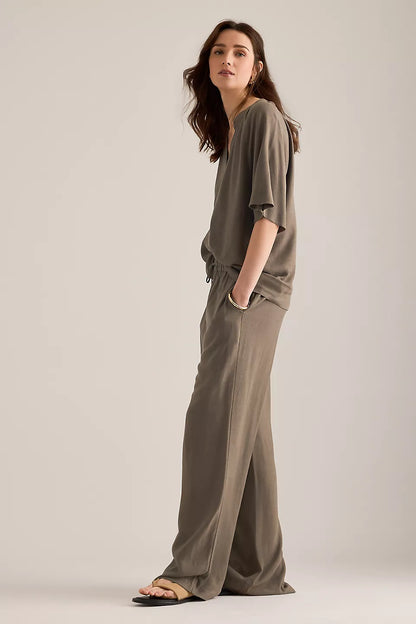 Stella choc chip linen pants