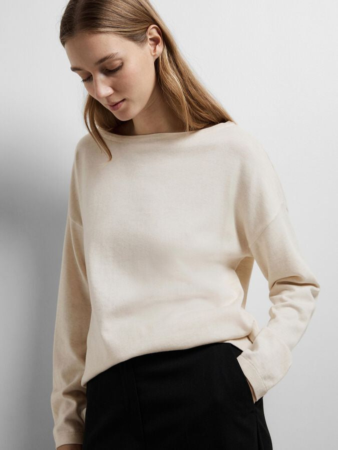 Fine knit jumper