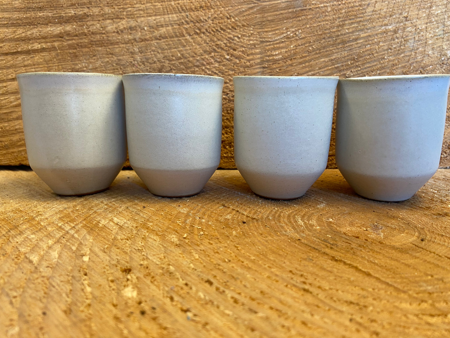 Aviero collection set of 4 espresso cups white by MARIA PORTUGAL TERRACOTA