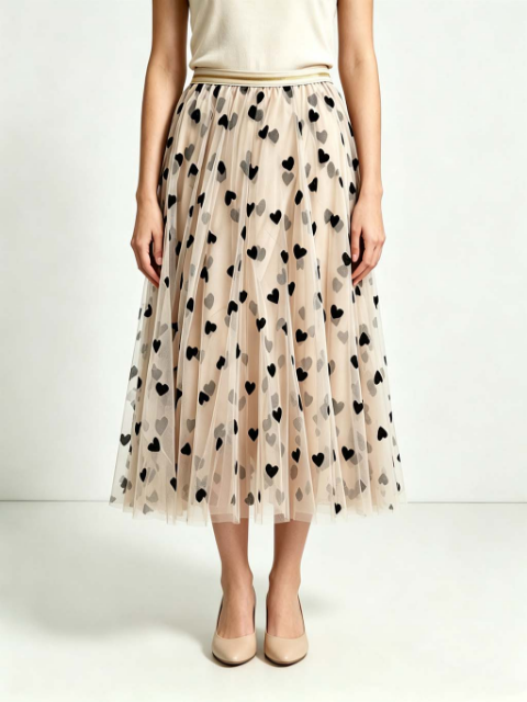 Heart Tulle skirt
