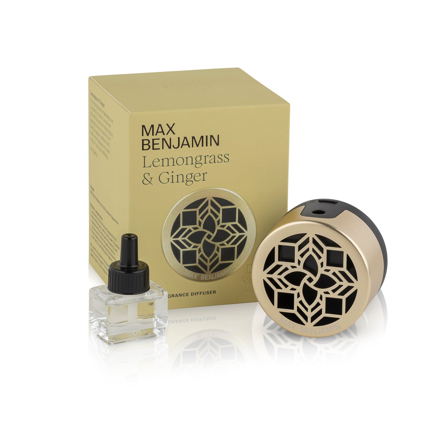 Lemongrass & Ginger Plug-in Wall Fragrance Diffuser by Max Benjamin