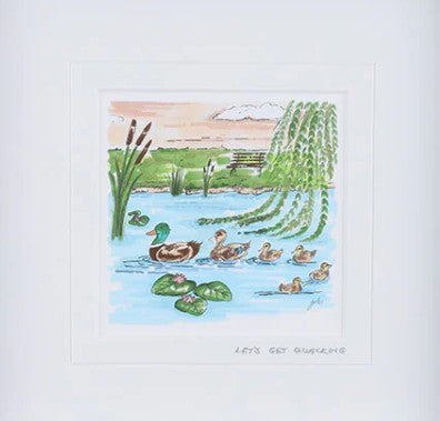 Lets get quacking  with brown frame