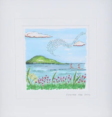 Sooth the soul with brown frame