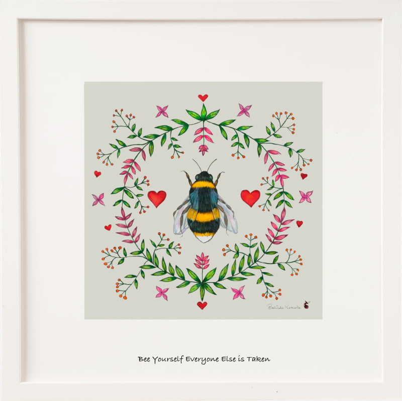 Bee Yourself Everyone Else is Taken Miniature By Belinda Northcote *New Product*