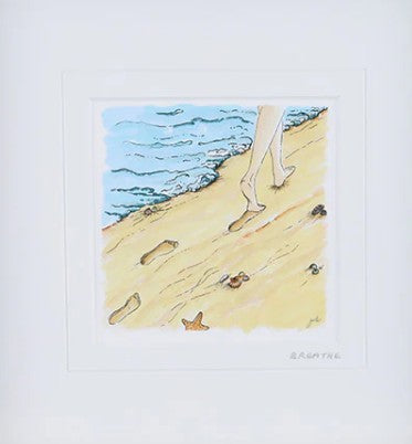 Breathe  with brown frame
