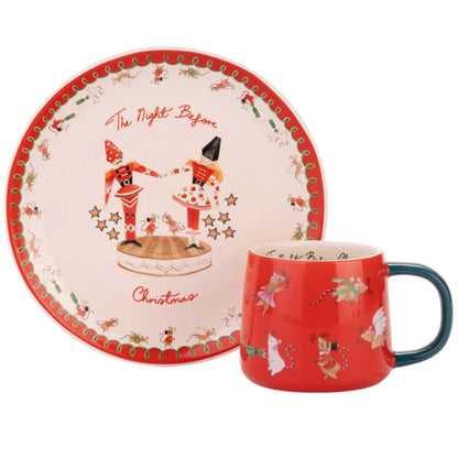 Cath Kidston Nutcracker Christmas Eve Mini Mug & Plate Set Nutcracker Collection