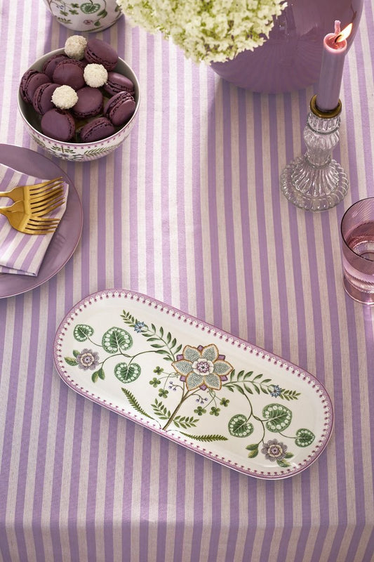 Lily & Lotus Cake Tray in Lilac by Pip Studio