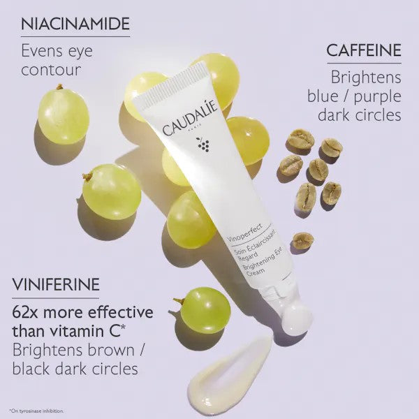 Vinoperfect Dark Circle Brightening Eye Cream with Niacinamide - Caudile *New Product*