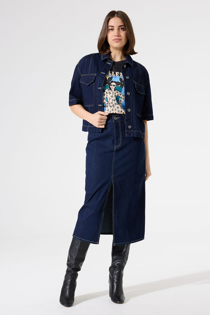Donna denim skirt