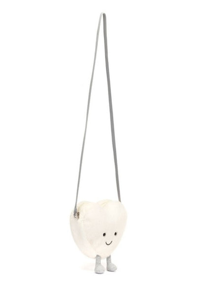 Amuseables Cream Heart Bag by Jellycat