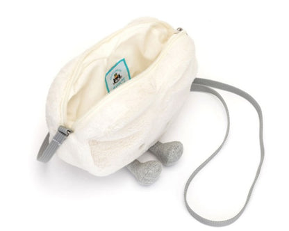 Amuseables Cream Heart Bag by Jellycat