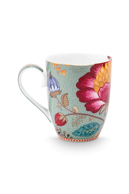 Set/2 Mugs Large Blooming Tales Fantasy blue by Pip Studio