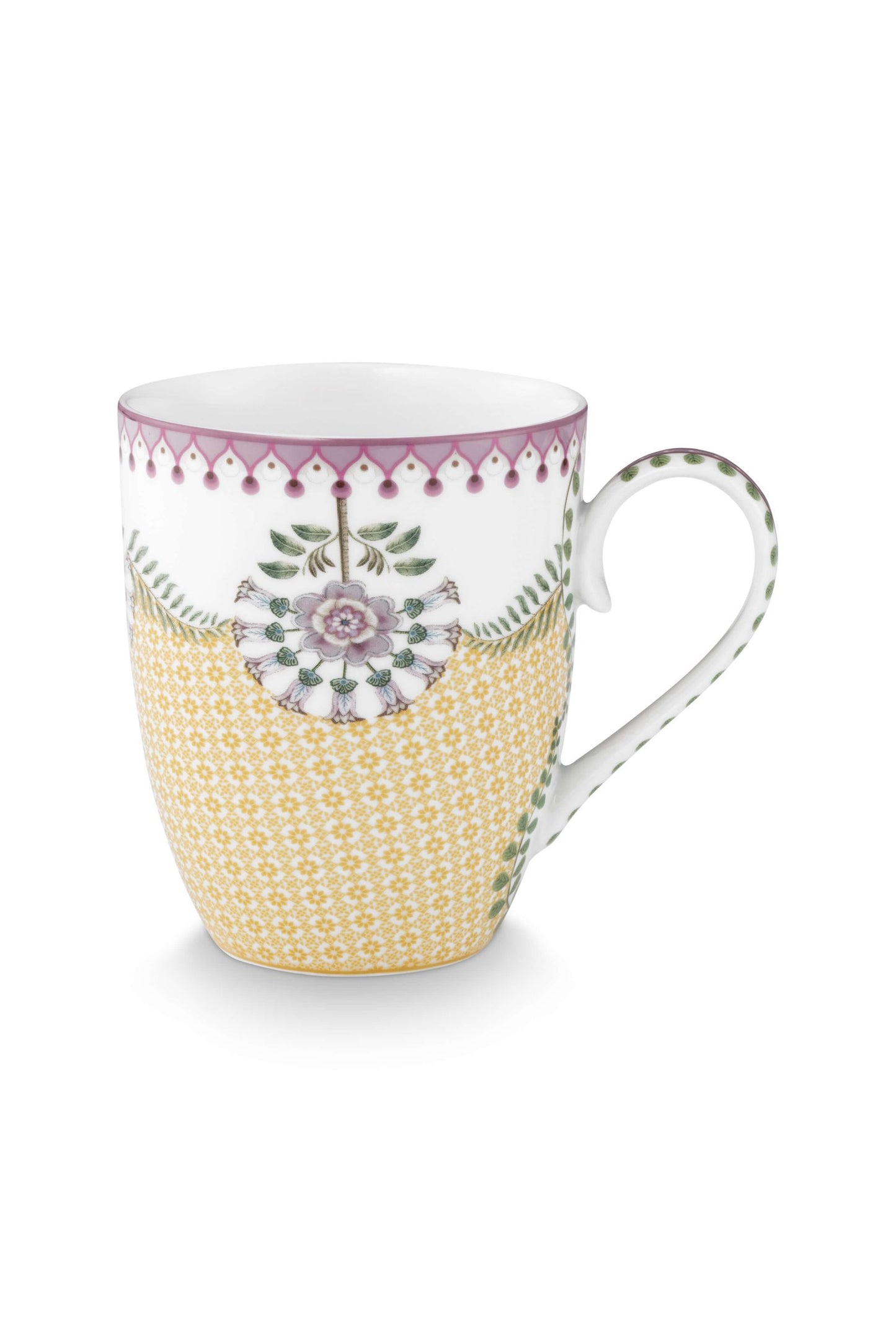Set/2 Mugs Large Lily&Lotus in yellow by Pip Studio