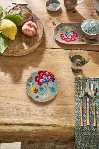 Plate Blooming Tales Fantasy Blue 17cm by Pip Studio