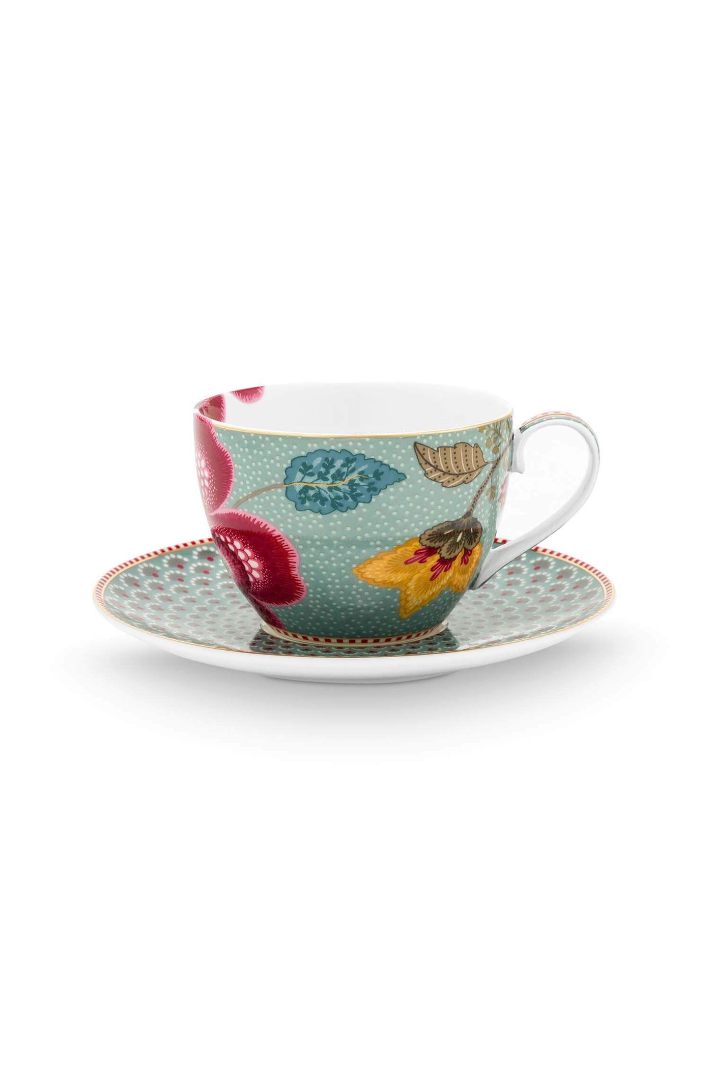 Set/2 Cups and Saucers Blooming Tales Fantasy Blue by Pip Studio