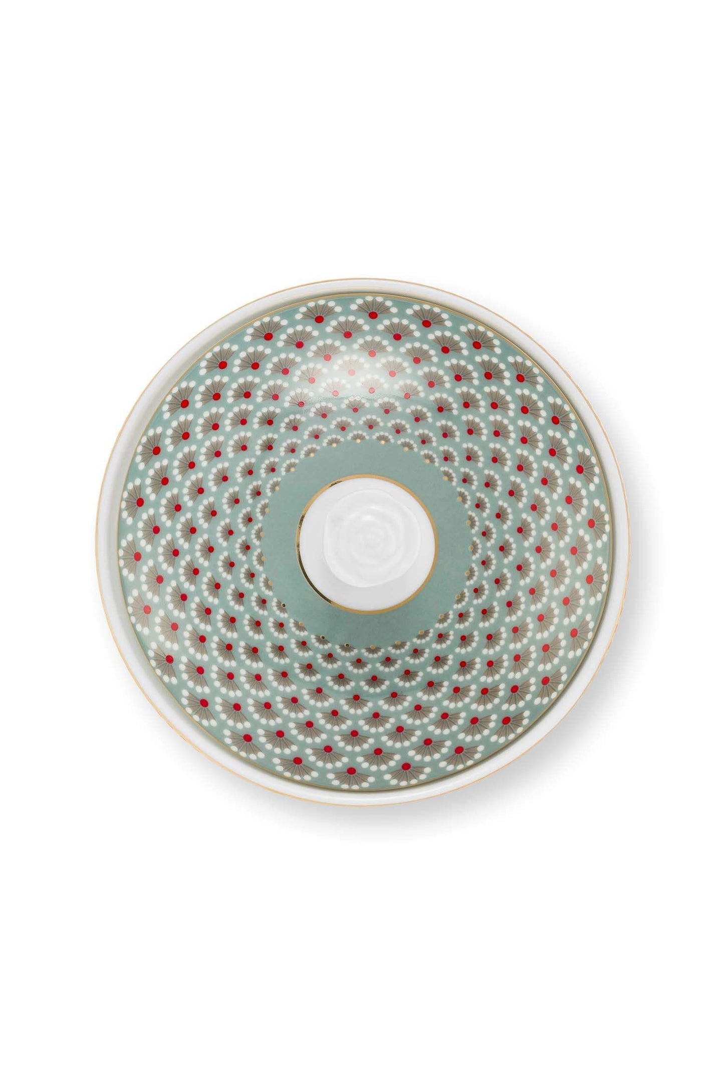 Sugar Bowl Blooming Tales Fantasy Khaki-Blue by Pip Studio
