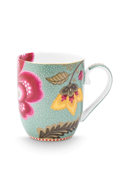 Set/2 Mugs Small Blooming Tales Fantasy blue by Pip Studio