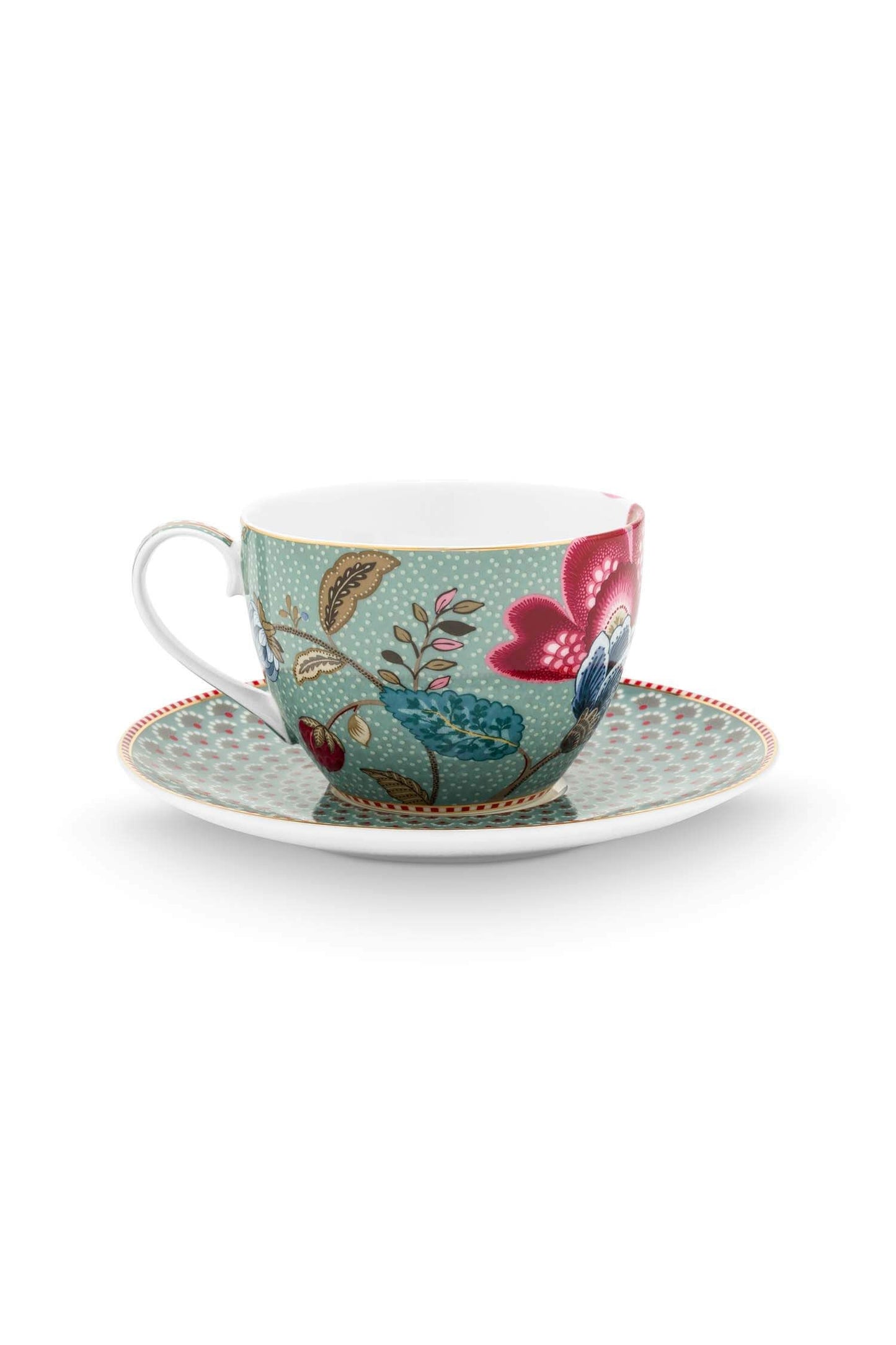 Set/2 Cups and Saucers Blooming Tales Fantasy Blue by Pip Studio