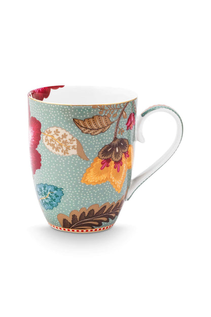 Set/2 Mugs Large Blooming Tales Fantasy blue by Pip Studio