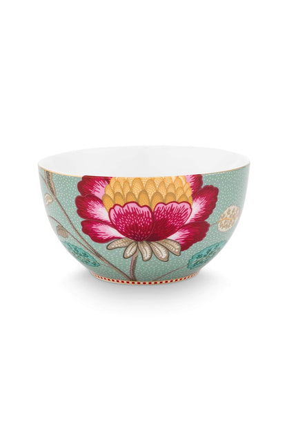 Bowl Blooming Tales Fantasy Blue 15cm by Pip Studio