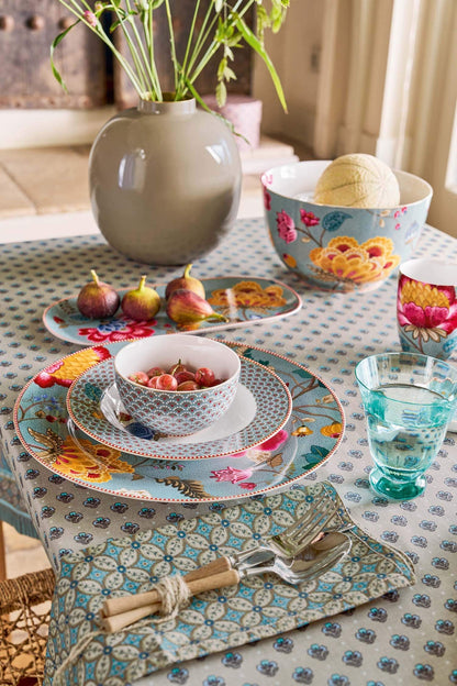 Plate Blooming Tales Blue 21cm by Pip Studio