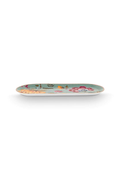 Cake Tray Blooming Tales Fantasy Blue 33.3x15.5cm by Pip Studio