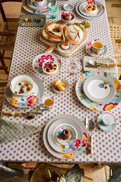 Dinner Plate Blooming Tales Blue 26.5cm by Pip Studio
